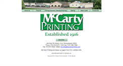 Desktop Screenshot of mccartyprinting.com